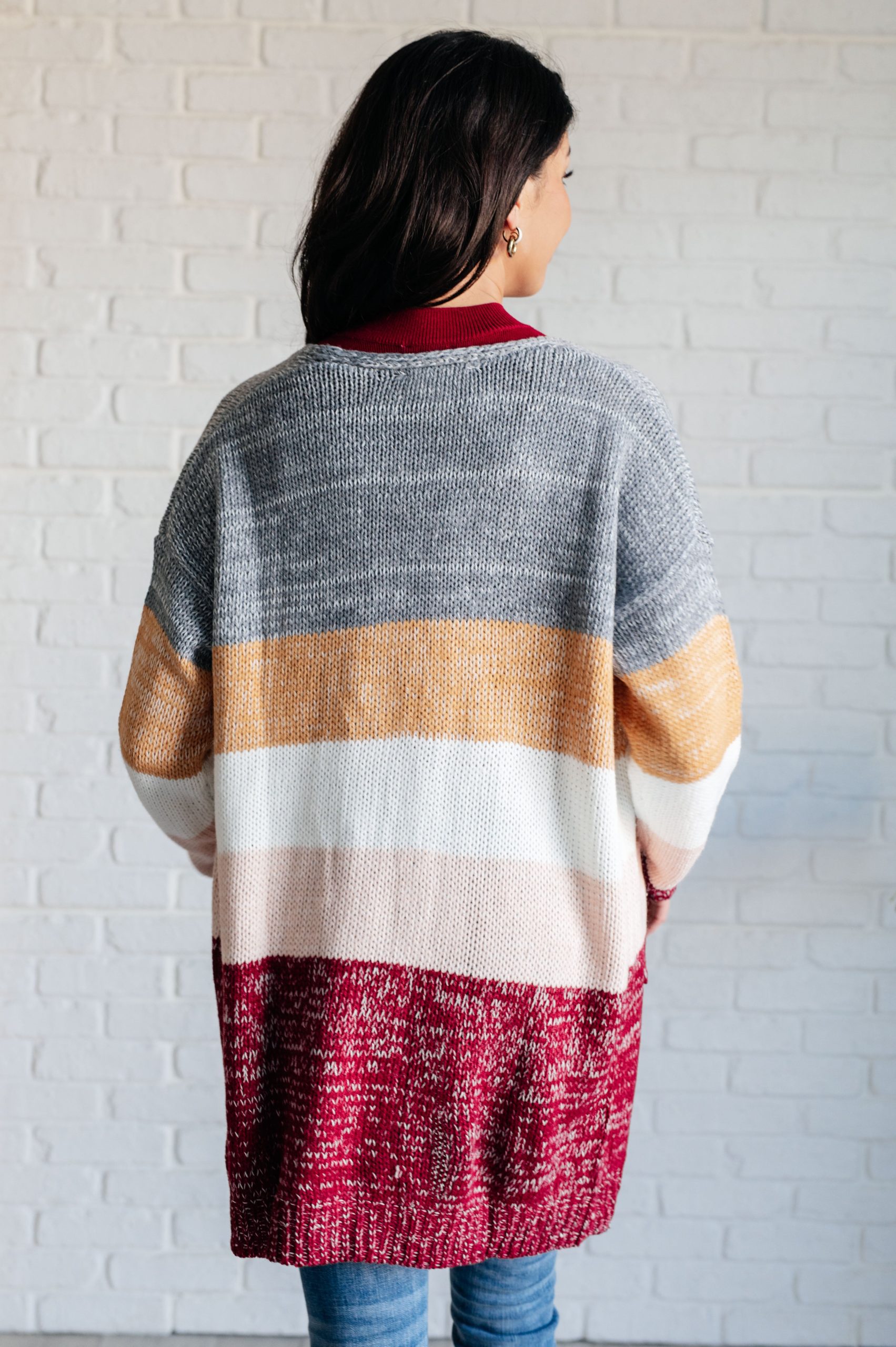 Bring the Warmth Color Block Cardigan - Image 7